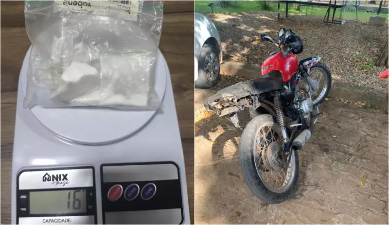 Casal é preso por tráfico de drogas e adulteração de motos em Parauapebas
