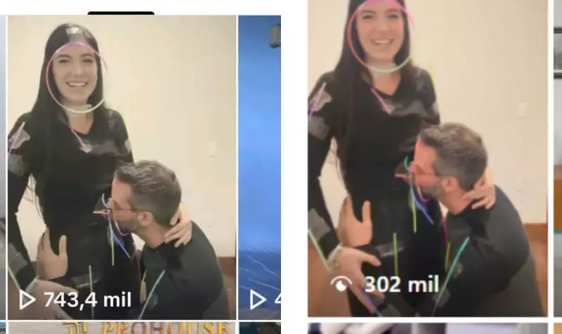 Casal viraliza ao anunciar gravidez com luzes de néon em vídeo emocionante: 'O mais importante das nossas vidas'