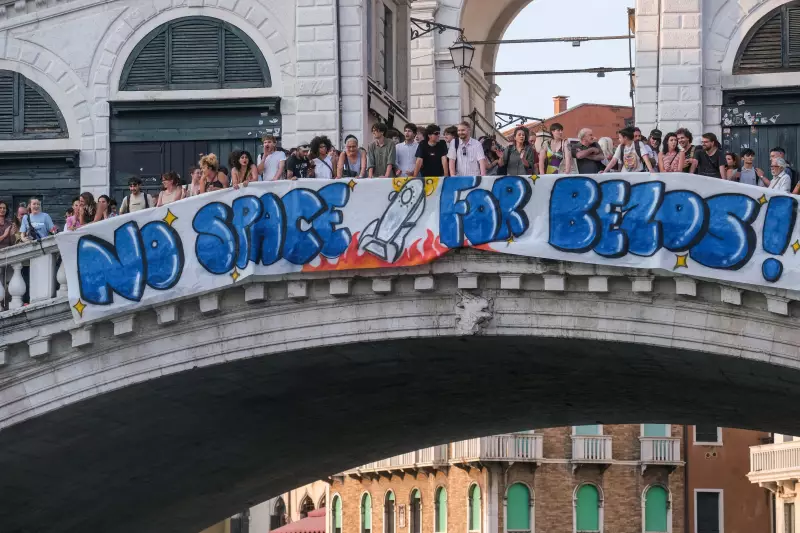 Casamento de Jeff Bezos em Veneza vira alvo de protestos contra turismo de massa