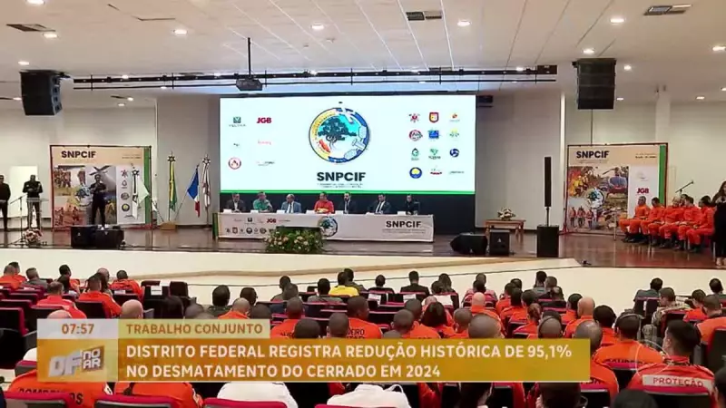 Cerrado no DF: Desmatamento cai 95,1% em 2024, maior redução da história