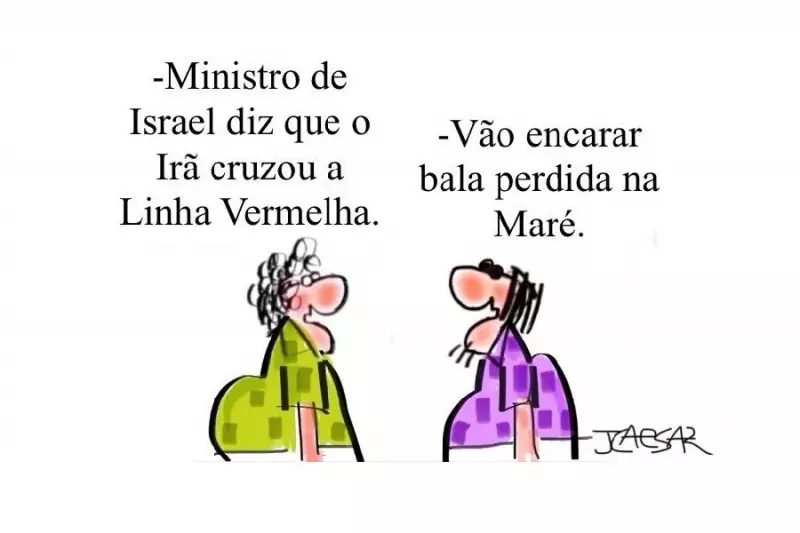 Charge de J.Caesar critica cenário político atual com humor ácido