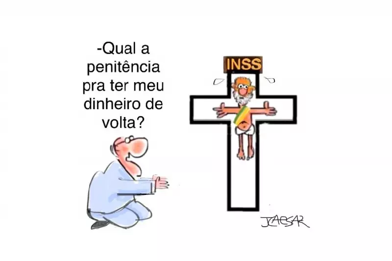 Charge de J.Caesar critica situação política com humor ácido