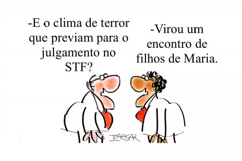 Charge de J.Caesar em 12 de junho: uma crítica afiada à política brasileira