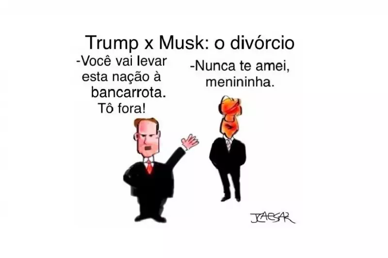 Charge de J.Caesar em Veja: Crítica Afiada à Política Brasileira