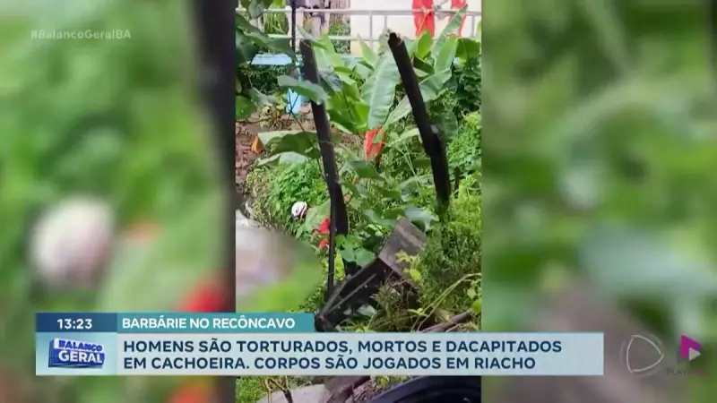 Chocante: Dois homens são decapitados e cabeças expostas em praça de Cachoeira, BA