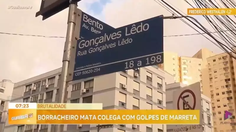 Choque em Porto Alegre: Borracheiro mata colega com marreta em briga de trabalho