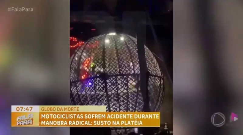 Choque no Globo da Morte: Acidente durante apresentação deixa público em pânico