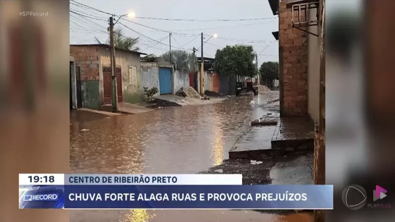 Chuva intensa causa alagamentos e transtornos em Ribeirão Preto (SP) — veja imagens e saiba como se proteger