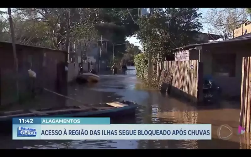 Chuvas intensas bloqueiam acesso à região das Ilhas no RS: saiba os impactos