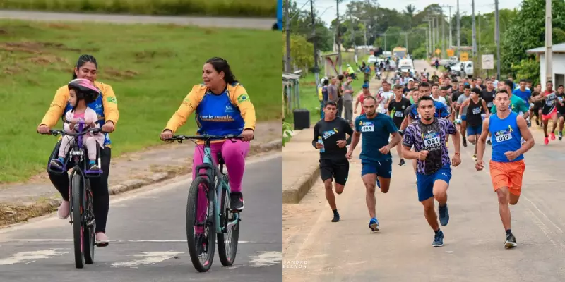 Ciclismo e corrida movimentam aniversário da cidade mais ocidental do Brasil no Acre