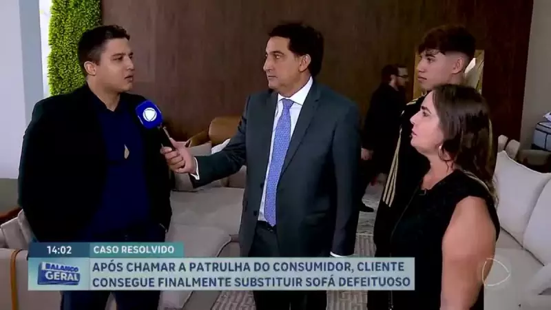 Cliente compra sofá com defeito e recorre à Patrulha do Consumidor no DF — Veja como resolver problemas assim!