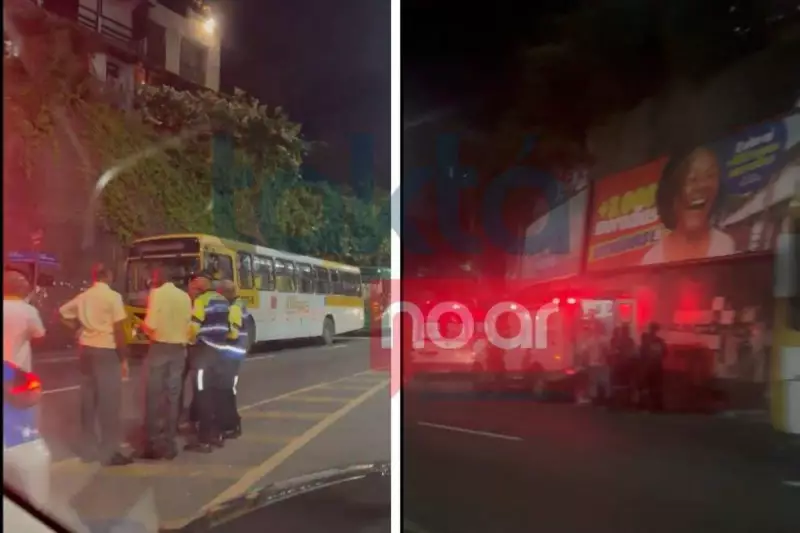Colisão entre três ônibus deixa nove feridos em Salvador: veja detalhes