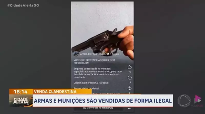 Comércio Ilegal de Armas e Munições na Internet: Investigação Revela Rota Criminosa em Goiás