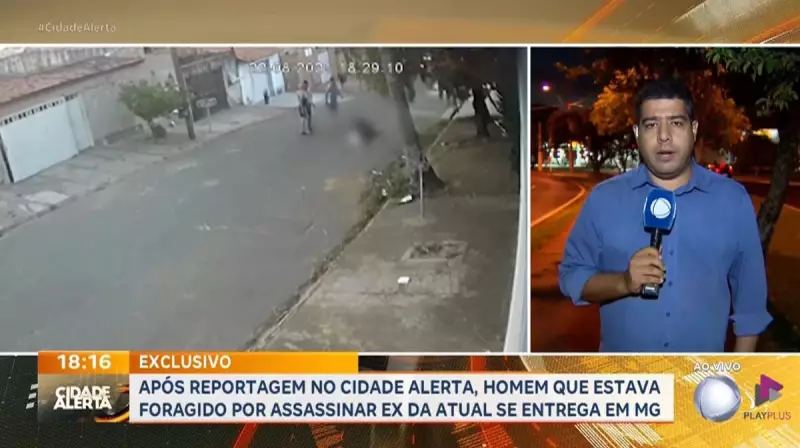 Condenado por assassinato se entrega à polícia após reportagem do Cidade Alerta