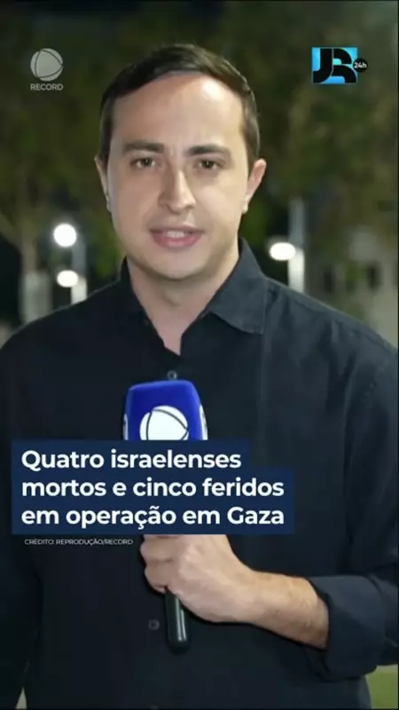 Conflito em Gaza: Quatro israelenses mortos e cinco feridos em operação militar