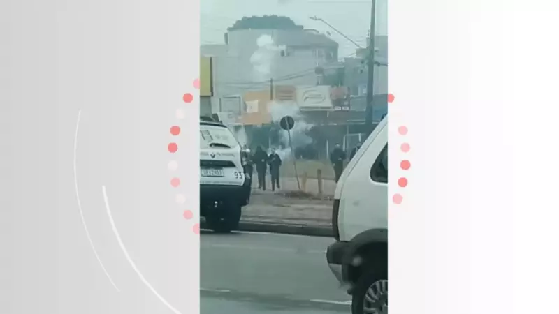 Confusão entre torcedores do Athletico-PR e Coritiba antes do clássico: vídeo registra momento tenso