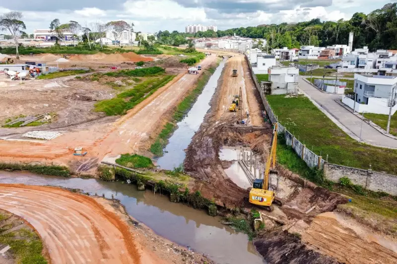 COP 30: Detalhes da macrodrenagem dos canais do Bengui e da Marambaia em Belém