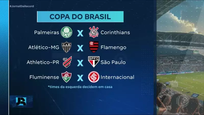 Copa do Brasil 2025: Confrontos das oitavas de final são definidos e prometem emoção!