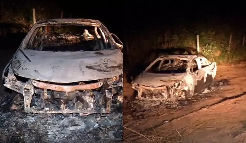 Corpo carbonizado é encontrado dentro de carro em Cariacica — suspeitas de crime violento