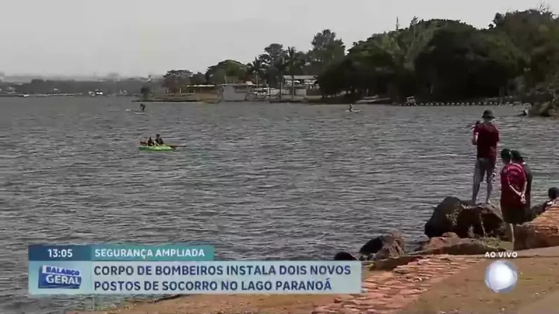 Corpo de Bombeiros reforça segurança no Lago Paranoá com novos postos de socorro em Brasília
