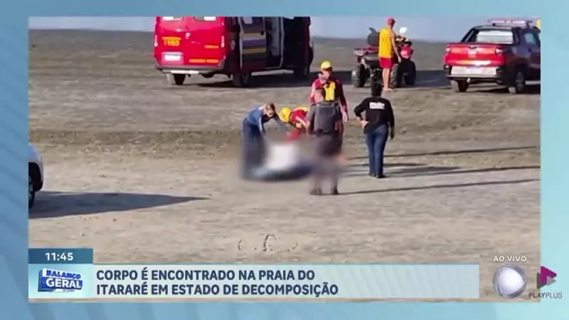 Corpo em decomposição é encontrado em praia de São Vicente, SP