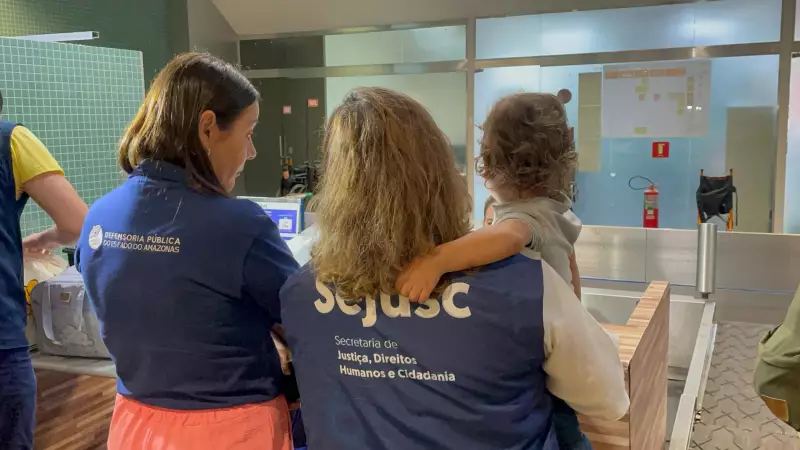 Criança de 2 anos é resgatada em Manaus após sequestro por homens armados em BH