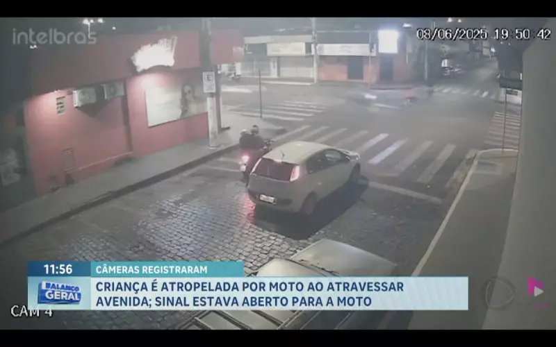 Criança é atropelada por moto ao atravessar avenida em Ituverava, SP: veja detalhes