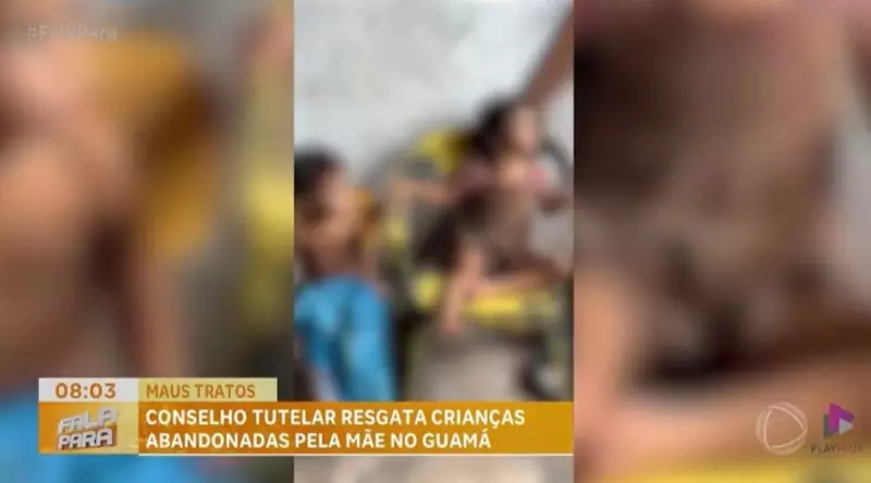 Crianças abandonadas por três dias em quitinete são resgatadas pela polícia em situação chocante