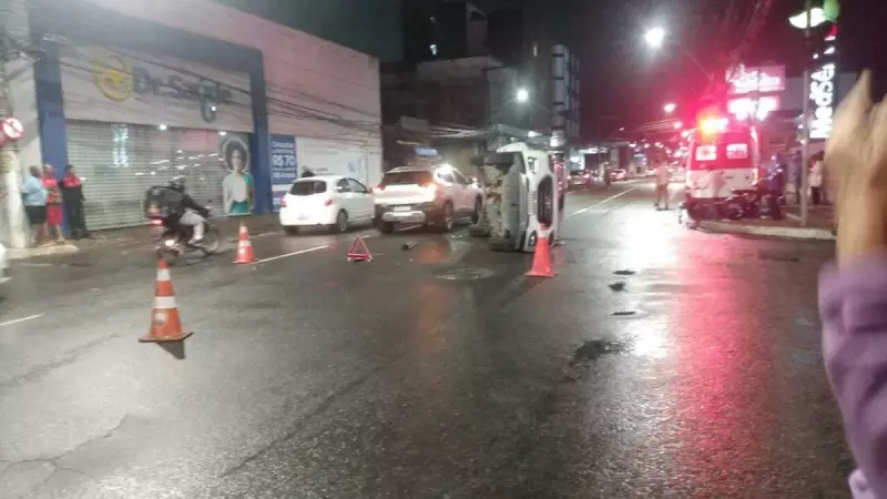Crianças se ferem em acidente na Avenida Lindenberg em Vitória