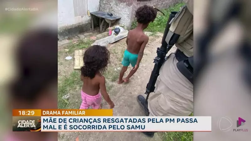 Crianças vivendo em condições insalubres são resgatadas em Camaçari, BA