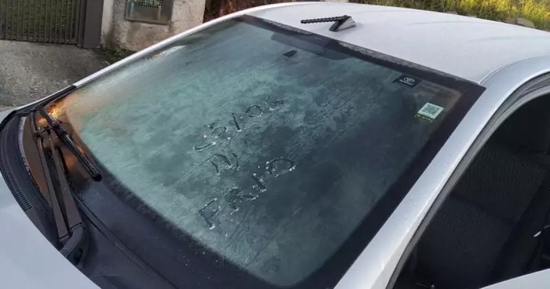 Criciúma registra temperatura mais baixa em 9 anos: amanhecer congelante surpreende moradores