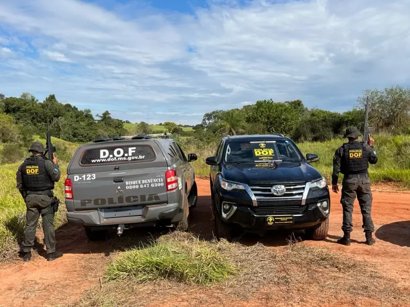Criminosos sequestram família em MS para vender carro no Paraguai: veja detalhes