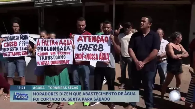 Crise hídrica em Ceilândia: Moradores enfrentam dias sem água e cobram solução da CAESB