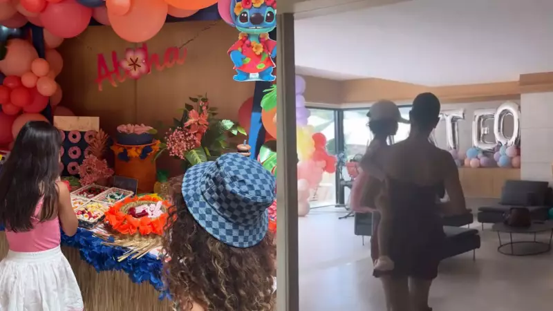 Cristiano Ronaldo e Georgina Rodríguez celebram aniversário dos filhos com festa espetacular e fogos de artifício