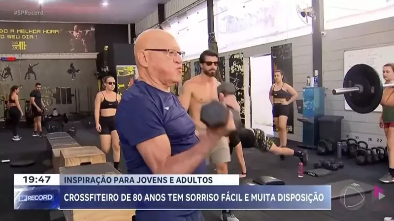 Crossfiteiro de 80 anos prova que idade não é limite para se exercitar