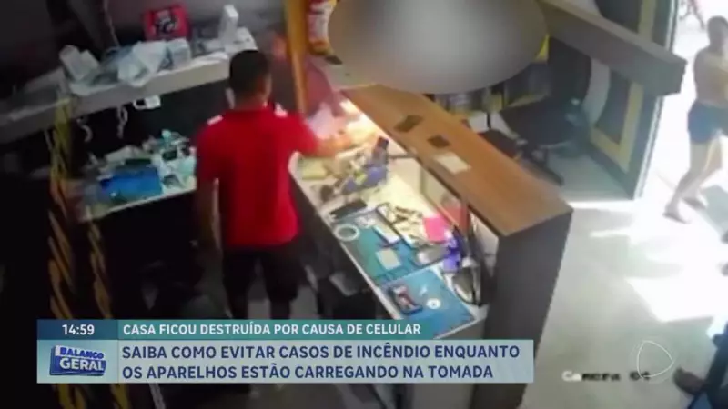 Curto-circuito em carregadores é a segunda maior causa de incêndios residenciais no Brasil