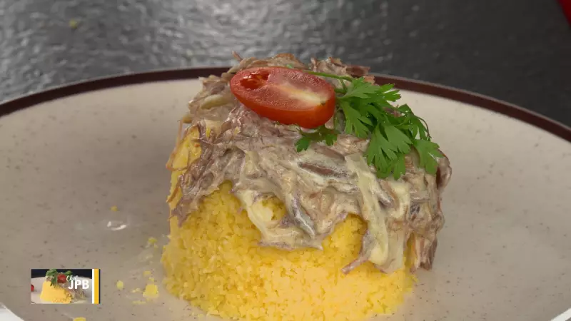 Cuscuz com Carne de Sol na Nata: Receita Imperdível no Chef JPB