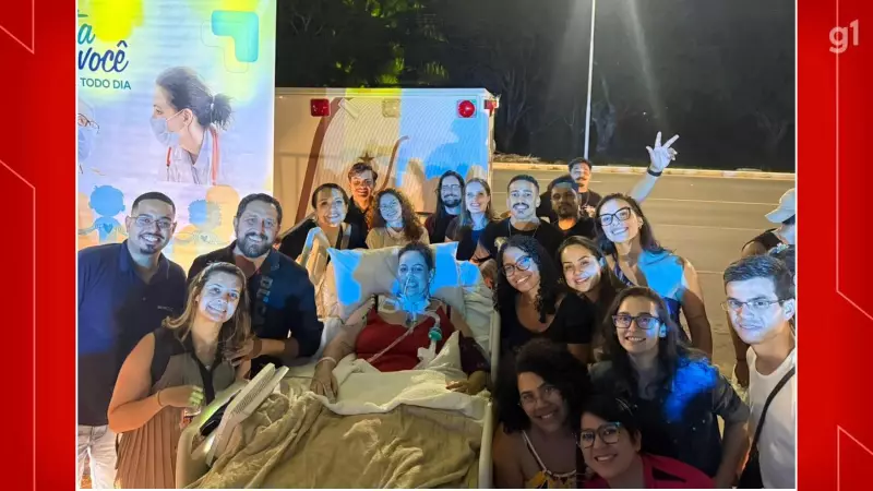 Da UTI para o pagode: Mulher com doença rara emociona ao ir a show de Maka no DF