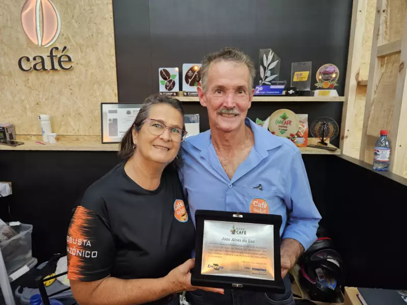 De Rondônia para o Brasil: Casal transforma café em arte e coleciona prêmios nacionais