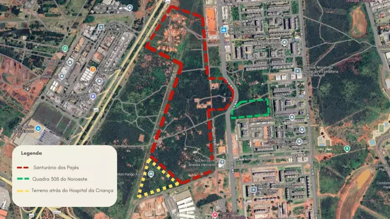 Decisão judicial realoca famílias indígenas para terreno próximo ao Hospital da Criança no DF
