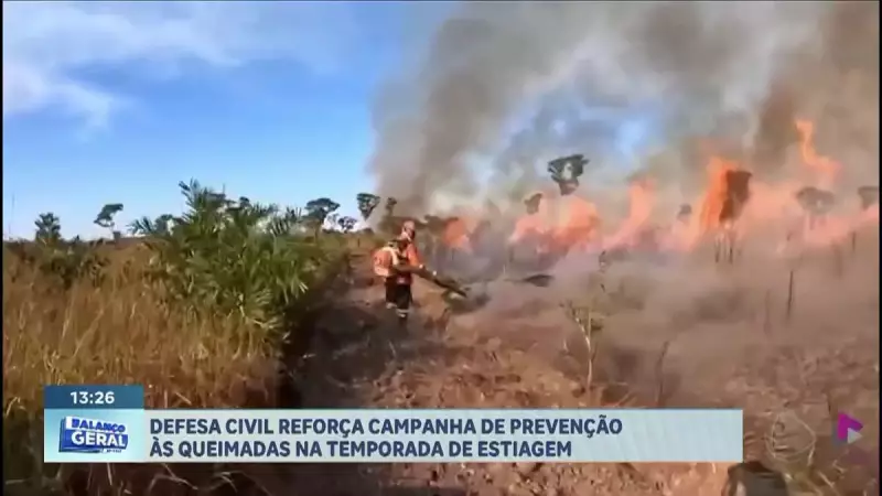 Defesa Civil intensifica ações contra queimadas no Vale do Paraíba