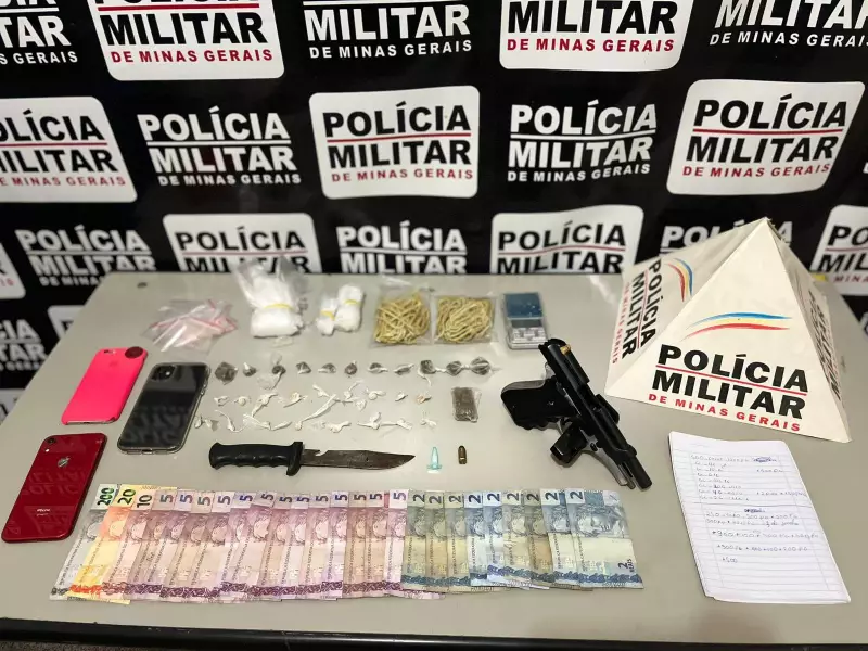 Denúncias levam à prisão de homem e apreensão de armas, drogas e dinheiro em Padre Paraíso