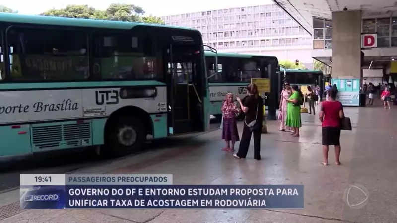 DF e Goiás estudam unificação de taxa de acostagem na Rodoviária do Plano Piloto