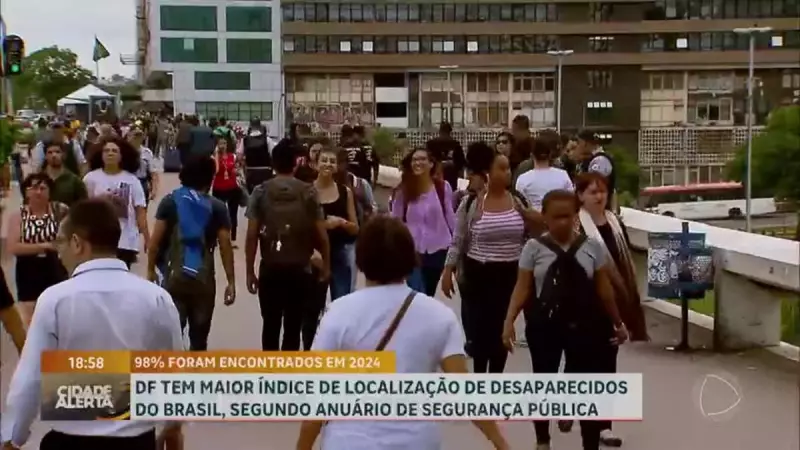 DF lidera ranking de localização de desaparecidos no Brasil, revela Anuário