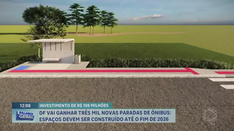 DF vai ganhar 3.000 novas paradas de ônibus com investimento de R$ 108 milhões