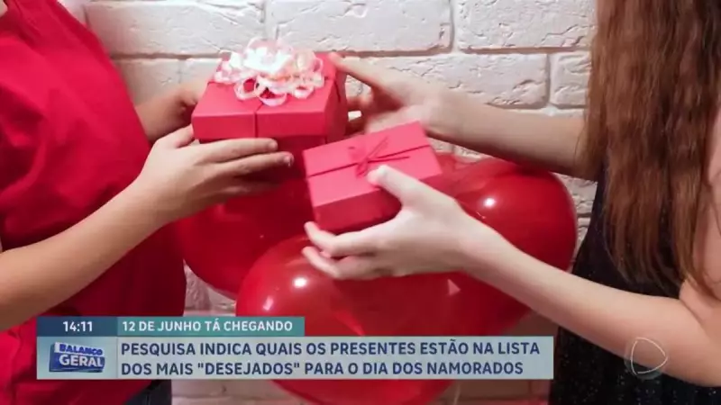 Dia dos Namorados 2025: Descubra os presentes mais desejados pelos brasileiros