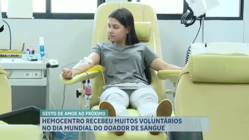 Dia Mundial do Doador de Sangue: Caravanas mobilizam Belo Horizonte para doação