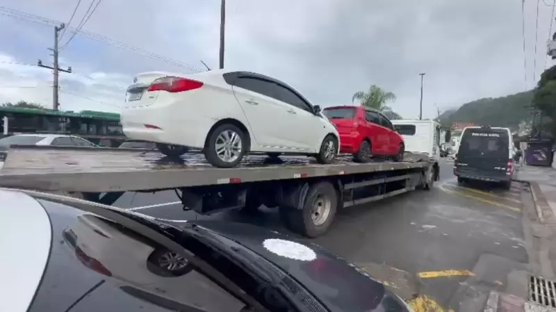 Dois carros usados em rachas e rolezinhos são apreendidos em Angra dos Reis: veja detalhes