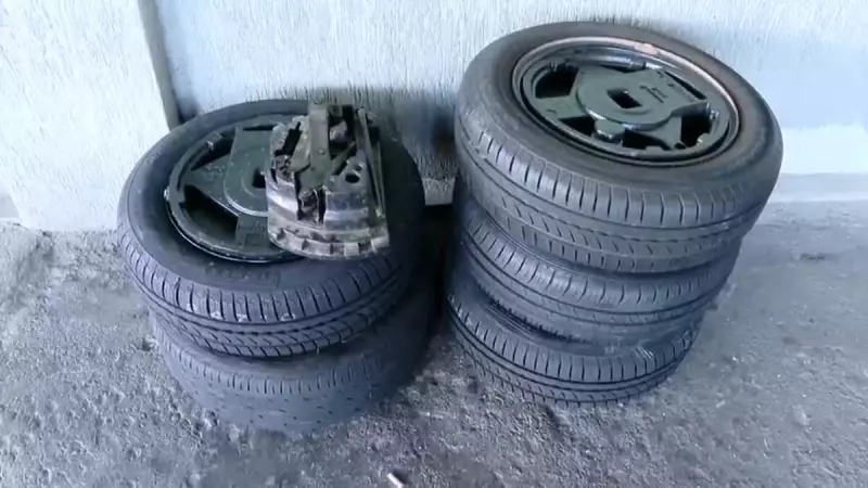 Dois homens são presos em Contagem (MG) suspeitos de furtar estepe de carros — veja detalhes