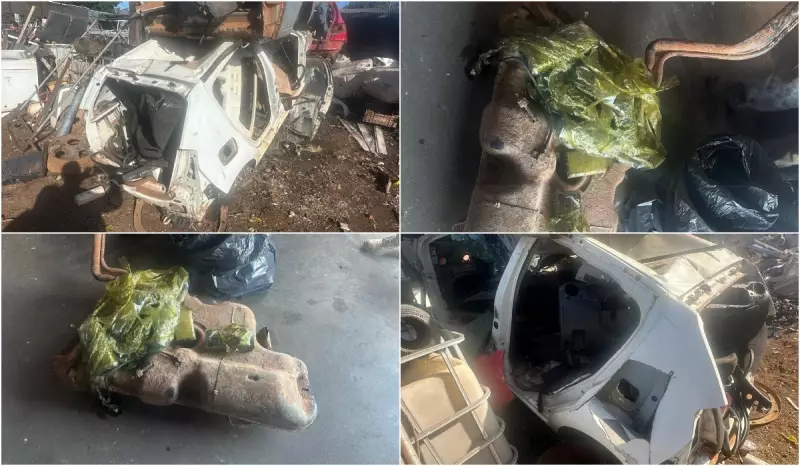 Dono de ferro-velho descobre maconha escondida em tanque de combustível de carro comprado em leilão